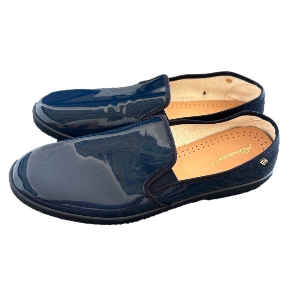 Rivieras Navy (Marine) Patent Vinyl Leisure Shoe men’s size 12 New in box